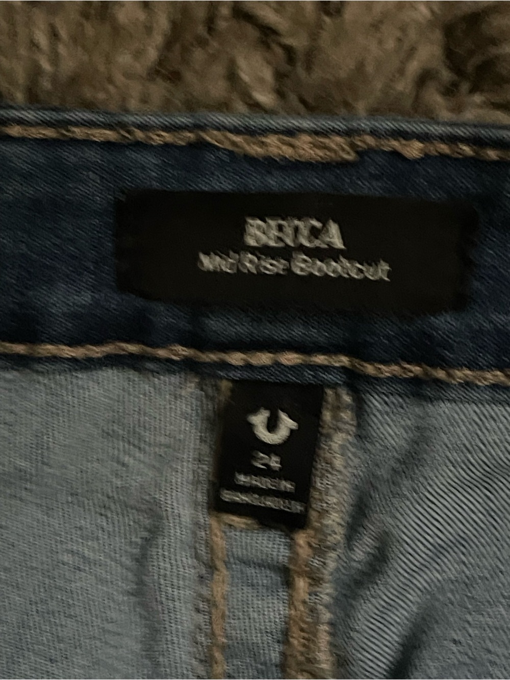 True Religion Women’s Dark Blue Bootcut Jeans - Picture 3 of 7